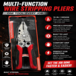 Multifunctional Wire Stripper, Crimper & Cable Cutter Tool Plier