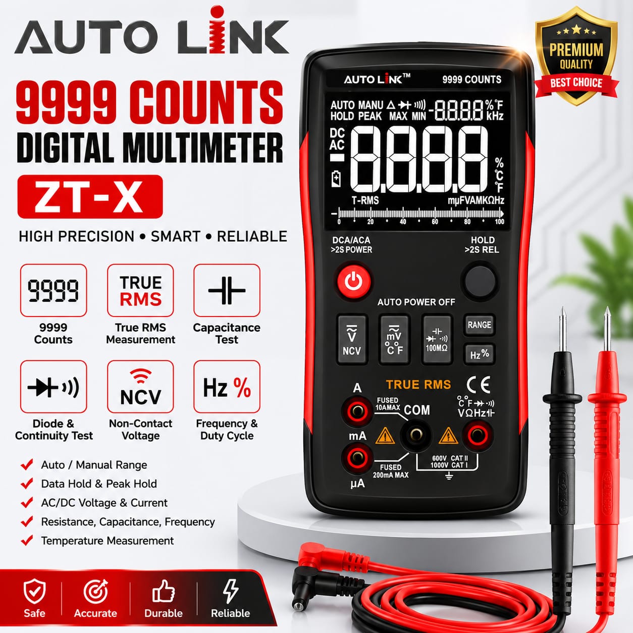 WhatsApp Image 2026-06-30 at 1.58.39 PM AUTO LINK ZT-X 9999 Counts Digital Multimeter (True RMS) - Image 1