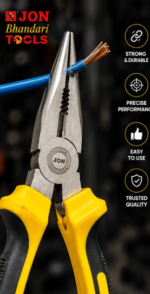 JON Bhandari Long Nose Plier (6.5")  - Image 2