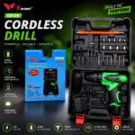 YIKING CD12X Cordless Drill Kit 