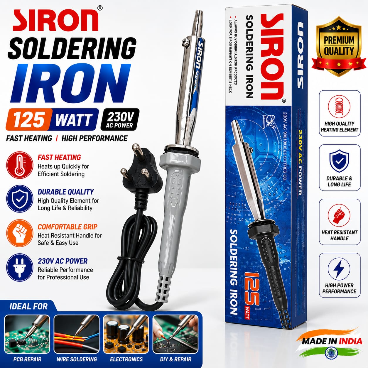 WhatsApp Image 2026-07-06 at 5.15.36 PM (1) SIRON 125W Soldering Iron – 230V | Fast Heating | Heavy Duty - Image 1