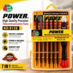 POWER 7 in 1 Precision Screwdriver Set (Model: 9128)