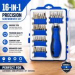 16-in-1 Precision Screwdriver Tool Kit