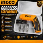 INGCO  Cordless Screwdriver Set 