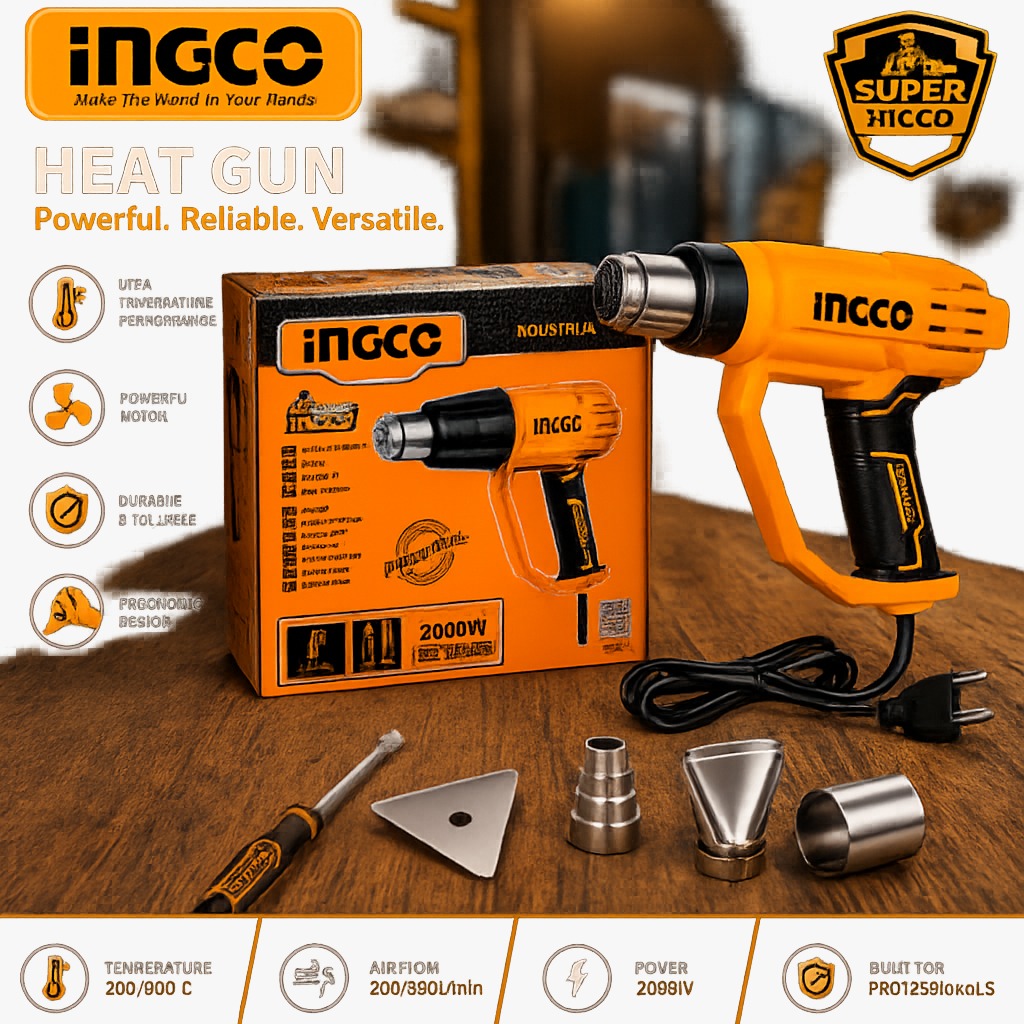 WhatsApp Image 2026-07-21 at 1.41.16 PM INGCO 2000W Heat Gun – Professional Industrial Hot Air Gun - Image 1