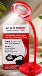 MAXX PAMMA LED Reading Lamp with Magnifying Glass – Micro-Eye Illuminated Magnifier - Image 2